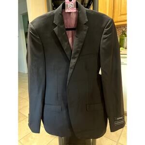 Zanetti Men's navy suitcoat, 44L, Pure Wool, NWT, MSRP$129, $45